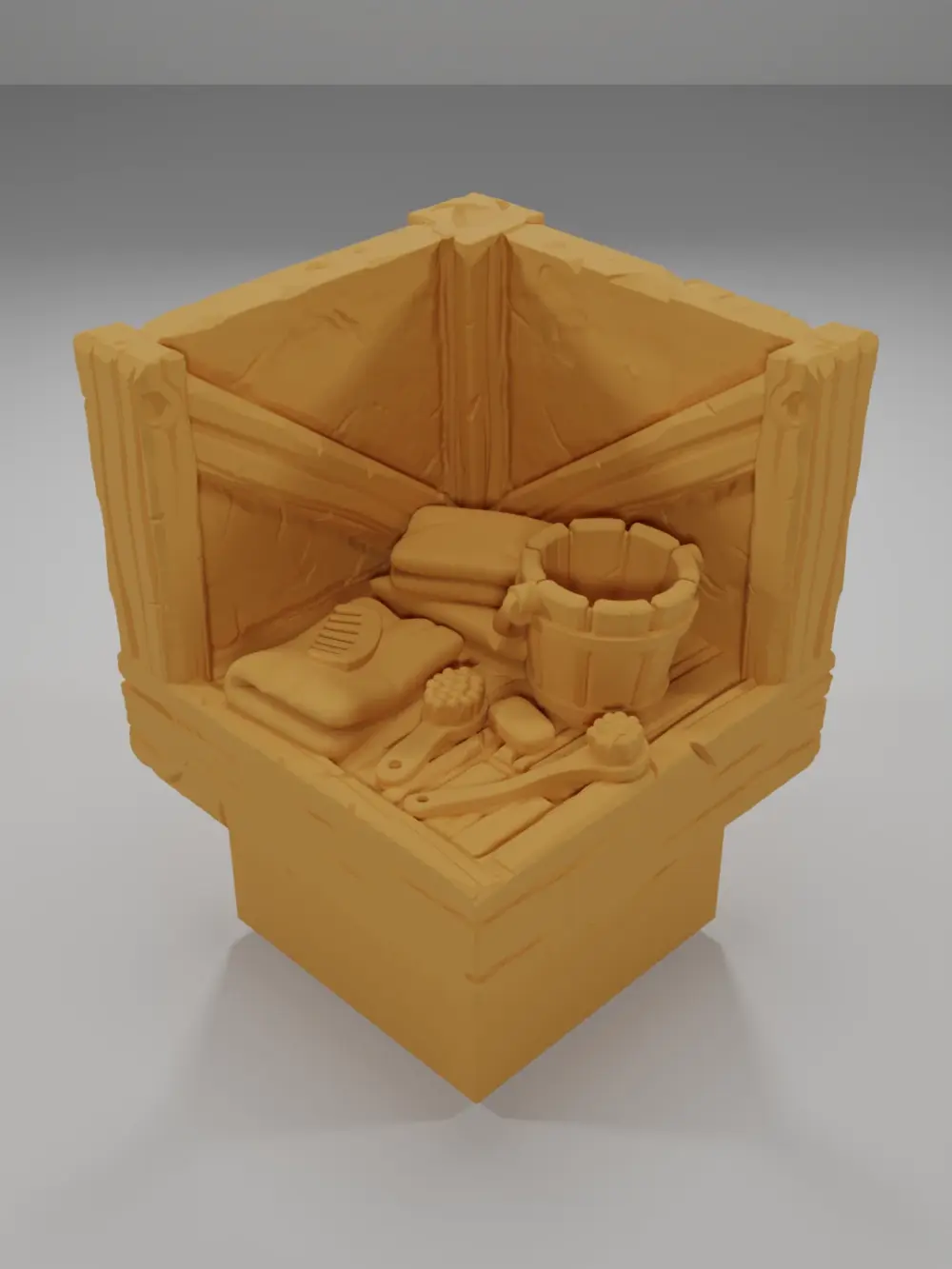 Bath Objects - Medieval Town Part 1 - Dungeon Blocks - MT1-075-NL