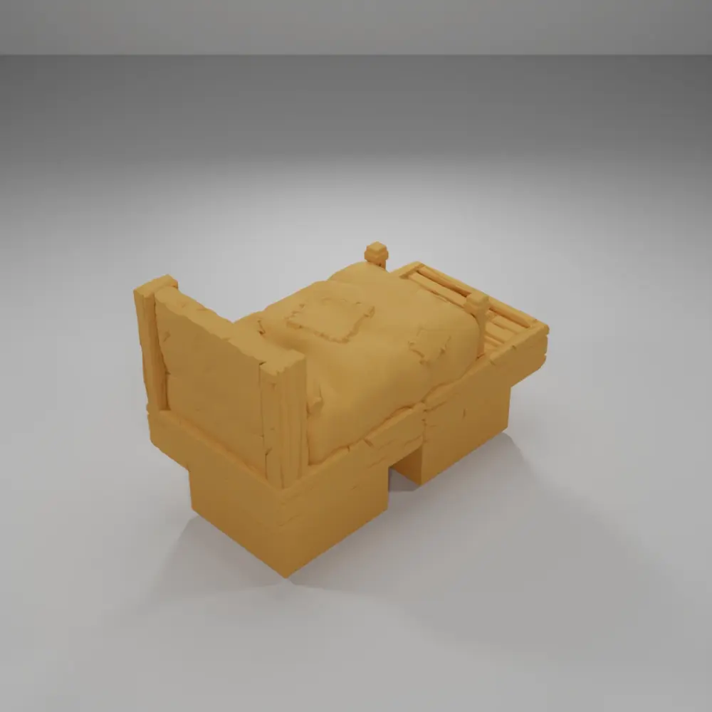 Bed - Medieval Town Part 1 - Dungeon Blocks