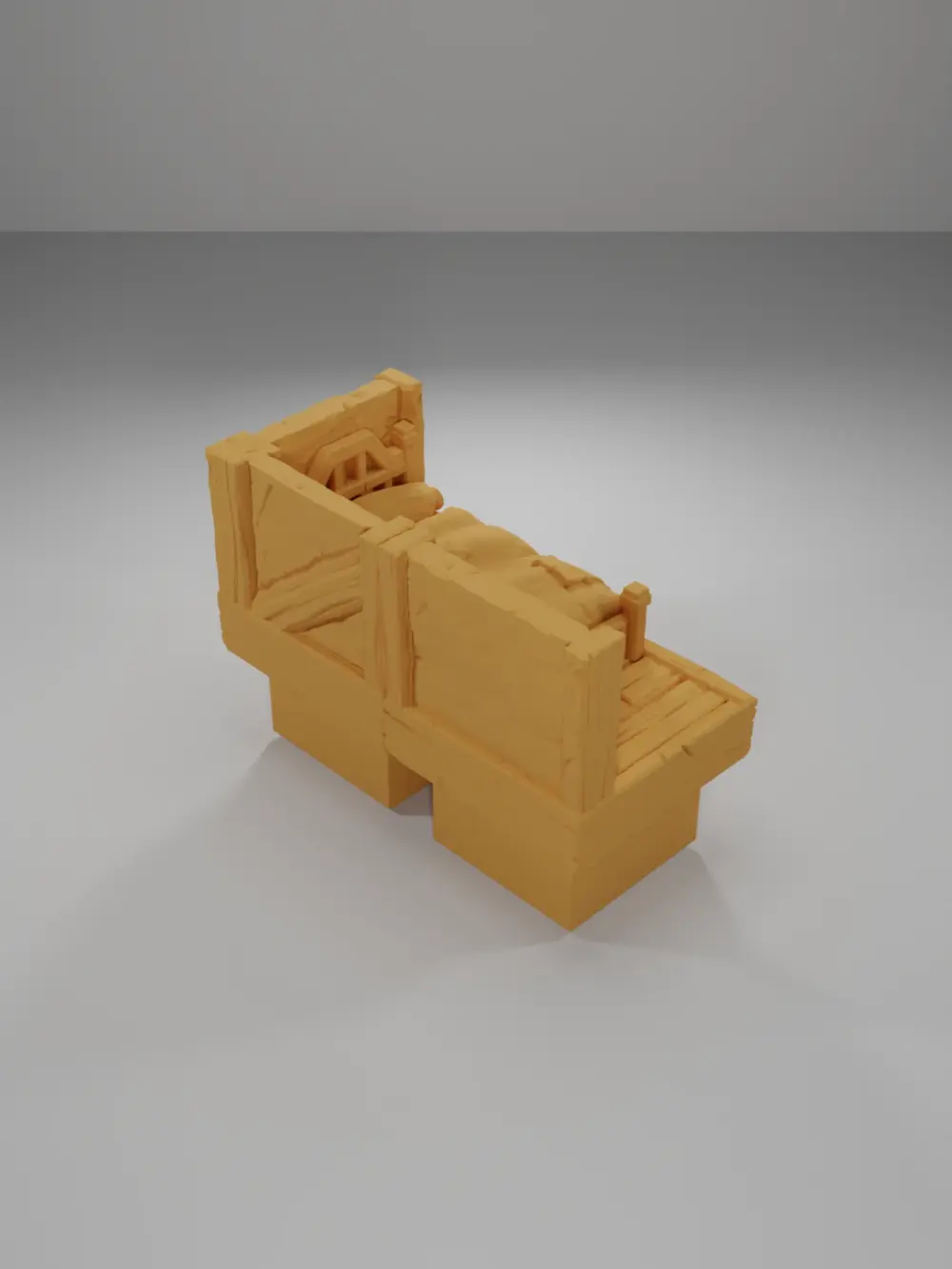 Bed Angle - Medieval Town Part 1 - Dungeon Blocks