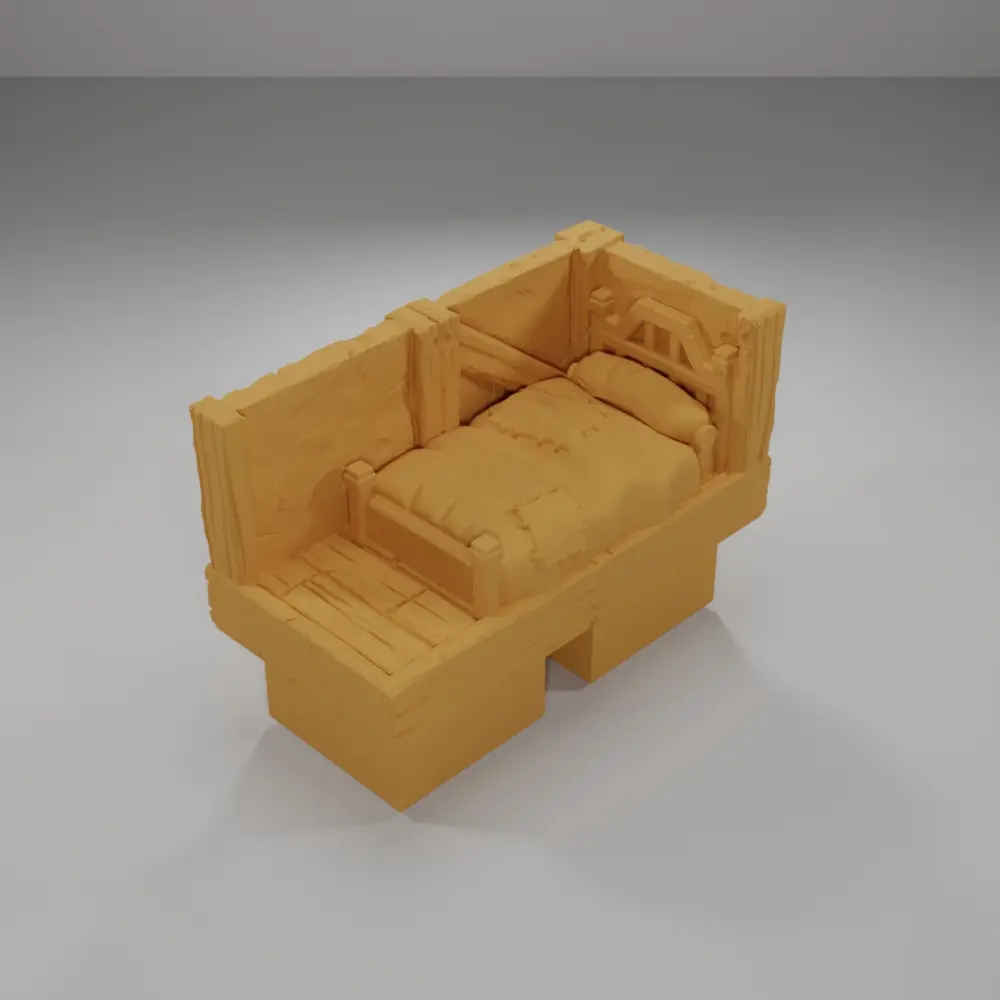 Bed Angle - Medieval Town Part 1 - Dungeon Blocks