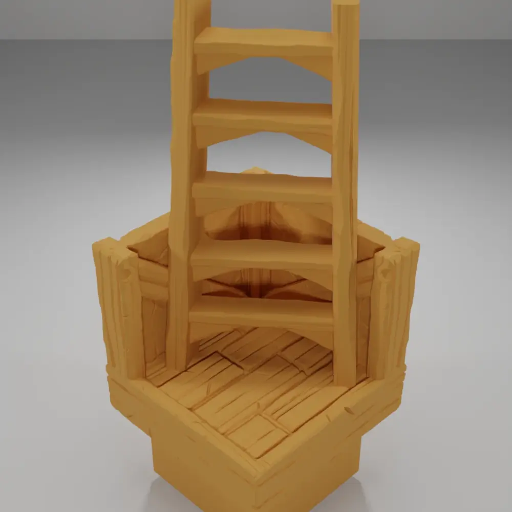 Ladder - Medieval Town Part 1 - Dungeon Blocks