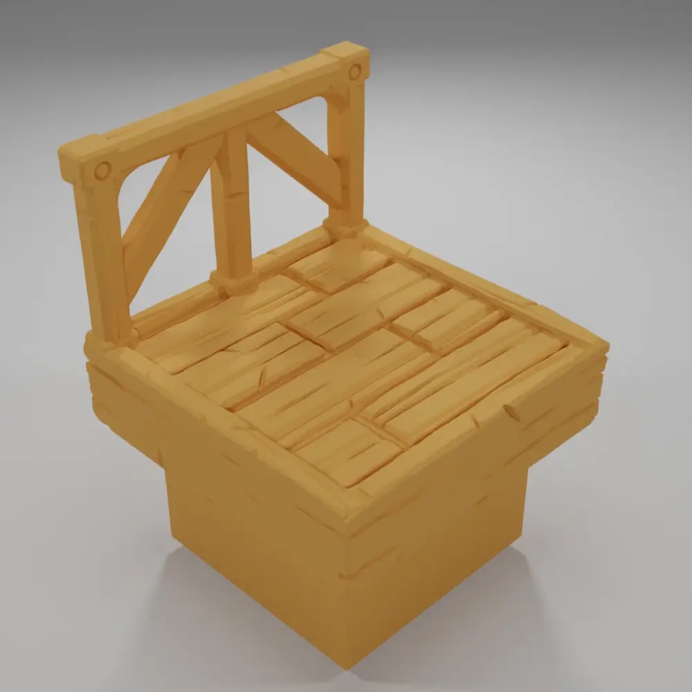 Balcony - Medieval Town Part 1 - Dungeon Blocks