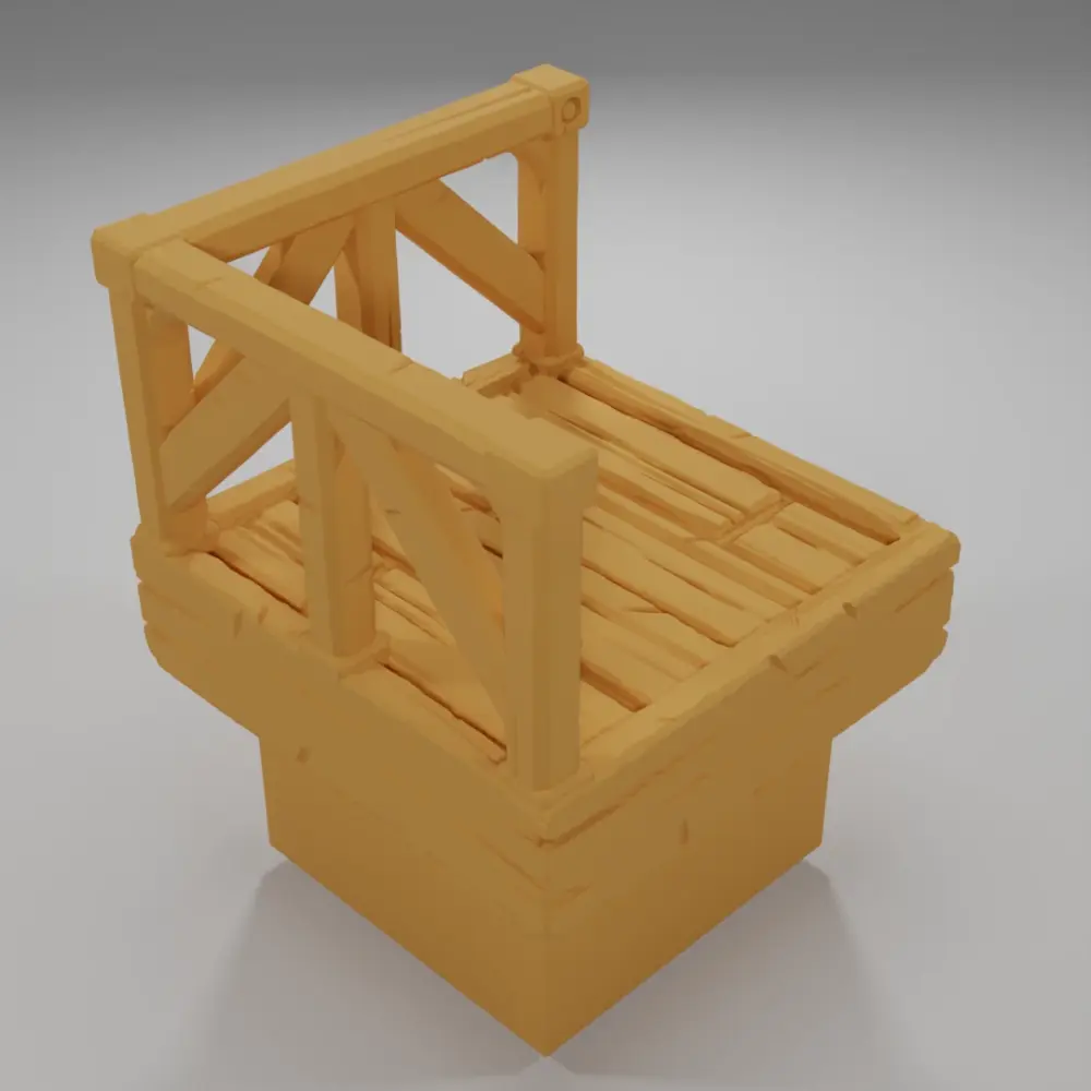 Balcony Angle - Medieval Town Part 1 - Dungeon Blocks - MT1-084-NL