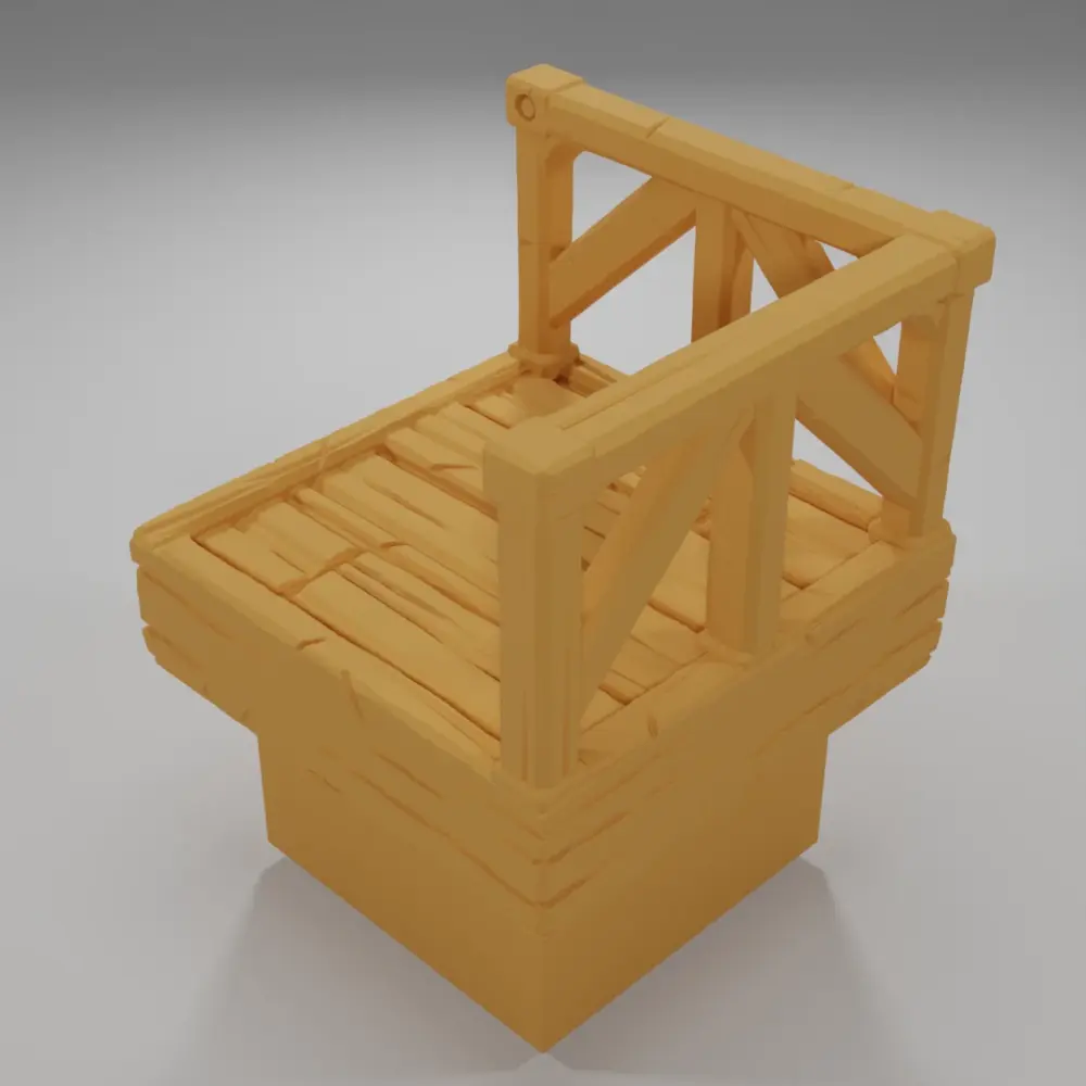 Balcony Angle - Medieval Town Part 1 - Dungeon Blocks - MT1-084-NL