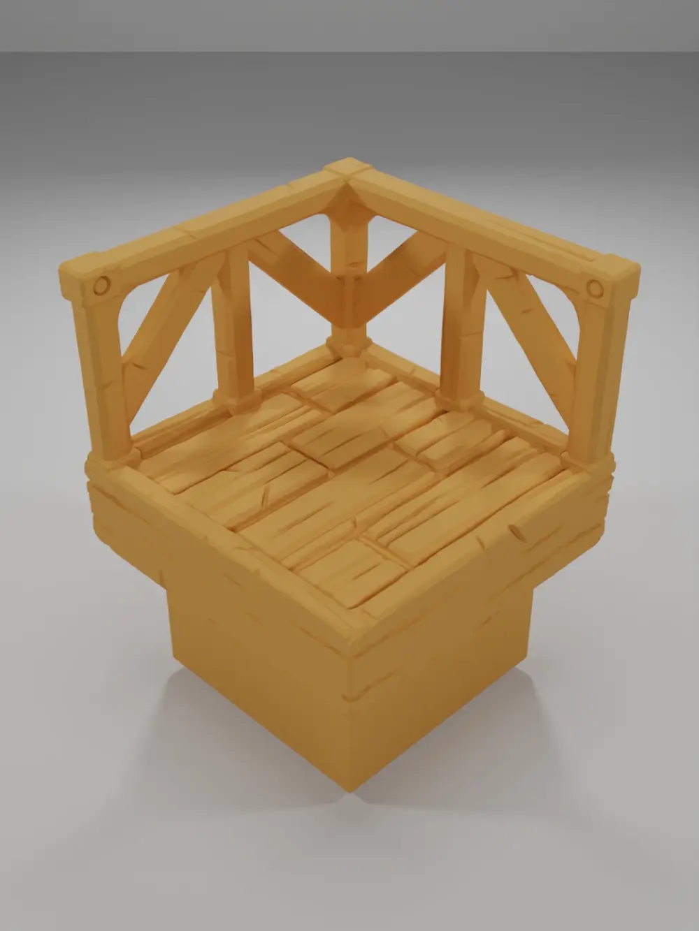Balcony Angle - Medieval Town Part 1 - Dungeon Blocks - MT1-084-NL