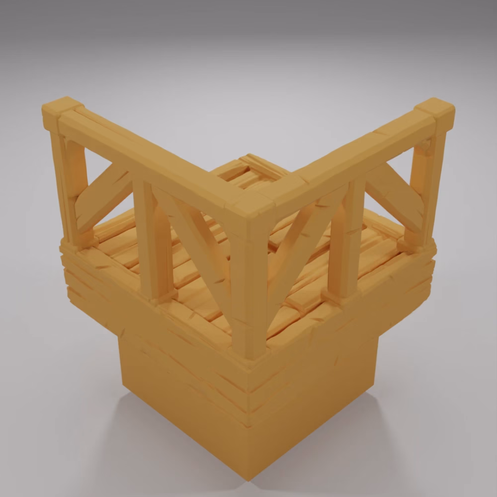 Balcony Angle - Medieval Town Part 1 - Dungeon Blocks