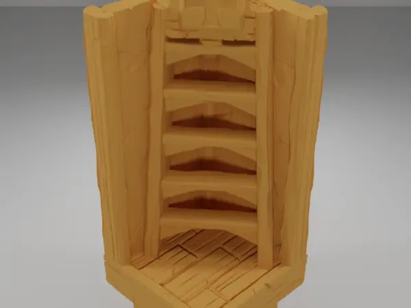 Tall Big Barrel - Medieval Town Part 1 - Dungeon Blocks - MT1-102-NL