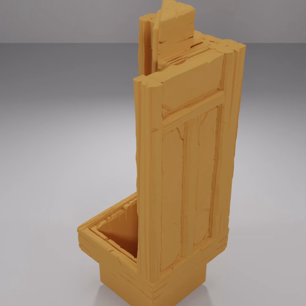 Tall Ladder Down - Medieval Town Part 1 - Dungeon Blocks