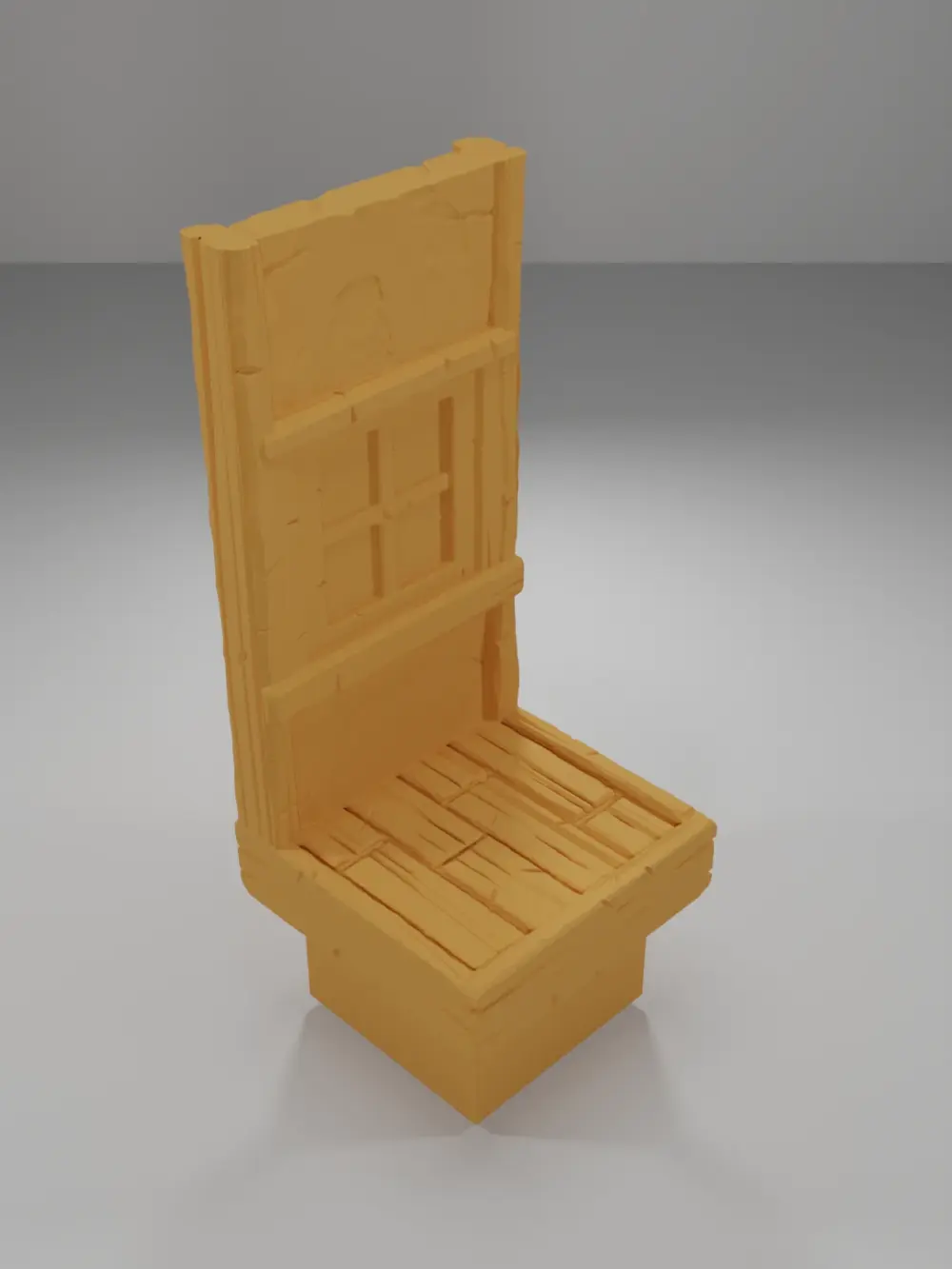 Tall Window With Glass - Medieval Town Part 1 - Dungeon Blocks - MT1-094-NL