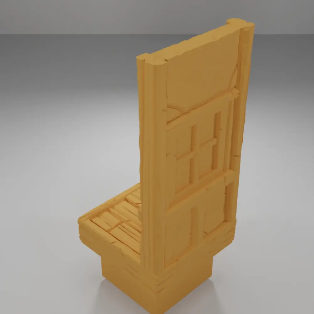 Tall Window With Glass - Medieval Town Part 1 - Dungeon Blocks - MT1-094-NL