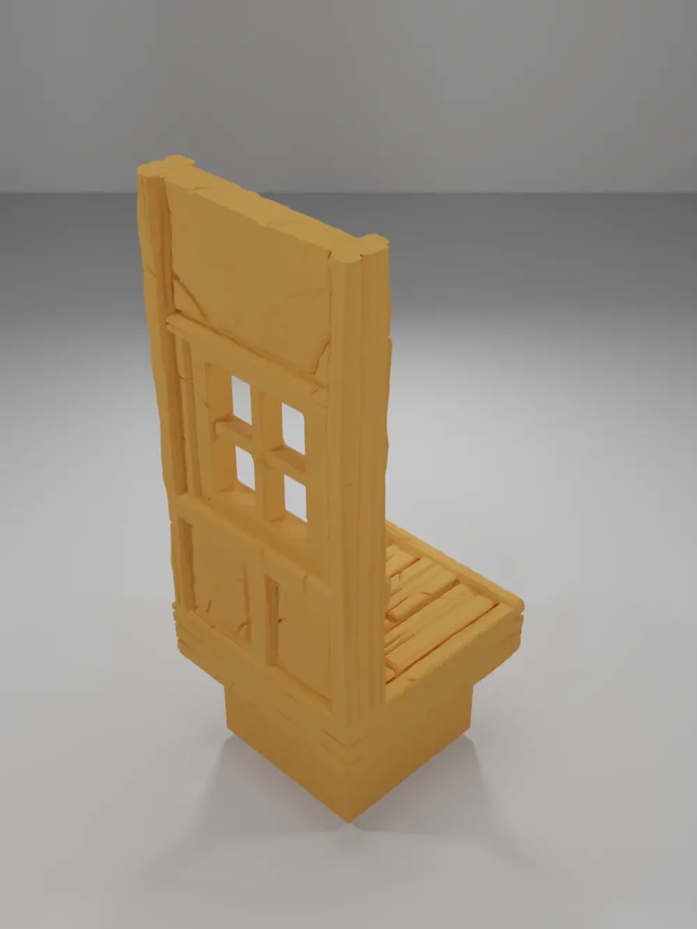Tall Window Without Glass - Medieval Town Part 1 - Dungeon Blocks - MT1-095-NL