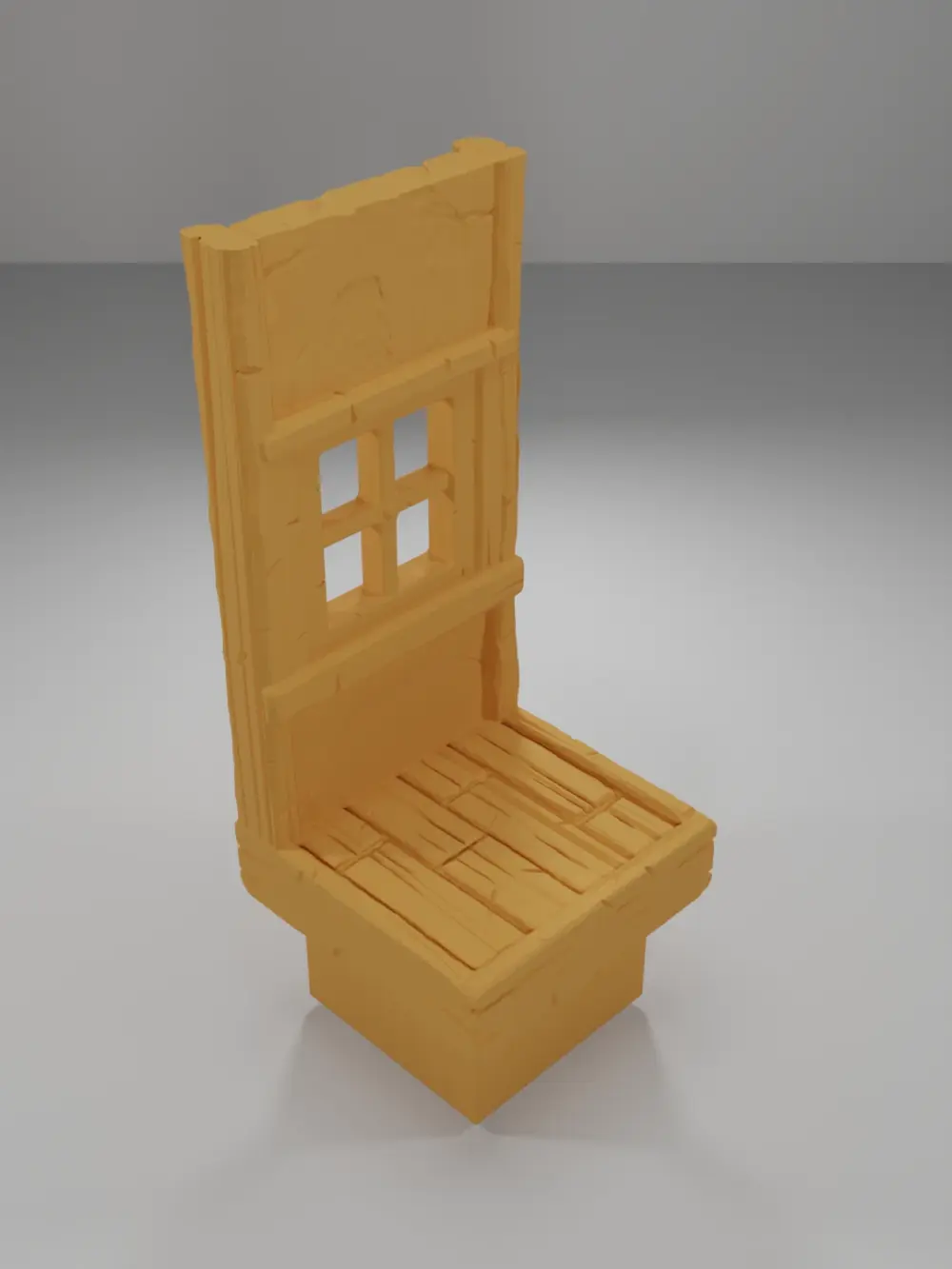 Tall Window Without Glass - Medieval Town Part 1 - Dungeon Blocks - MT1-095-NL