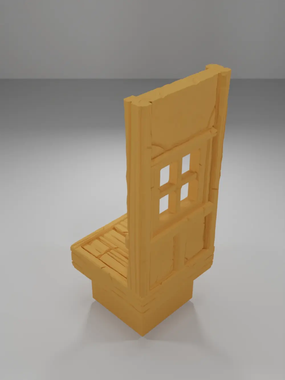 Tall Window Without Glass - Medieval Town Part 1 - Dungeon Blocks - MT1-095-NL