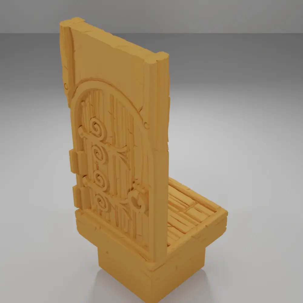 Tall Door - Medieval Town Part 1 - Dungeon Blocks - MT1-096-NL