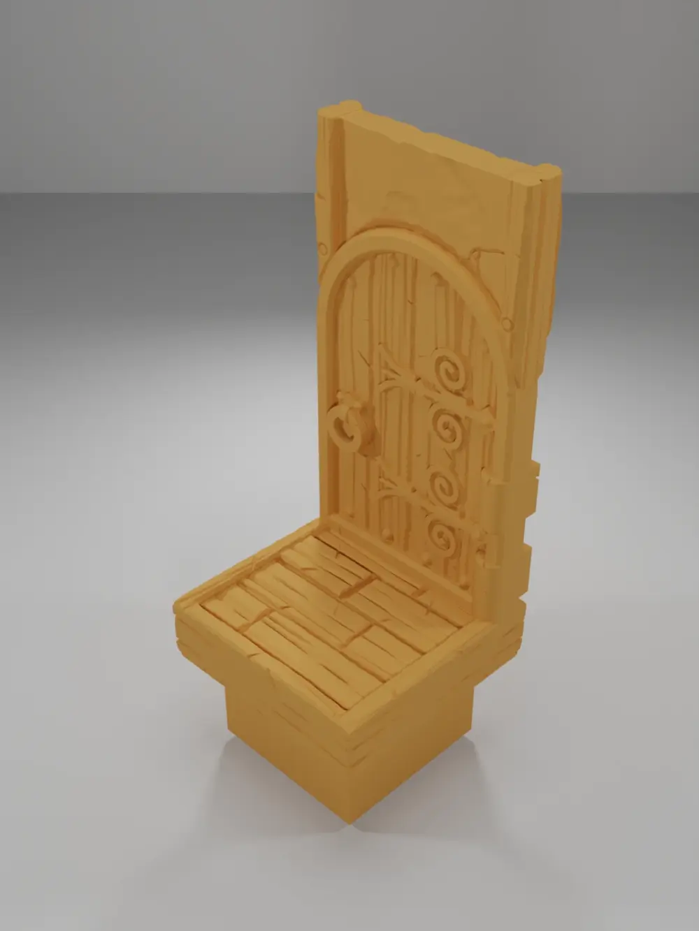 Tall Door - Medieval Town Part 1 - Dungeon Blocks - MT1-096-NL