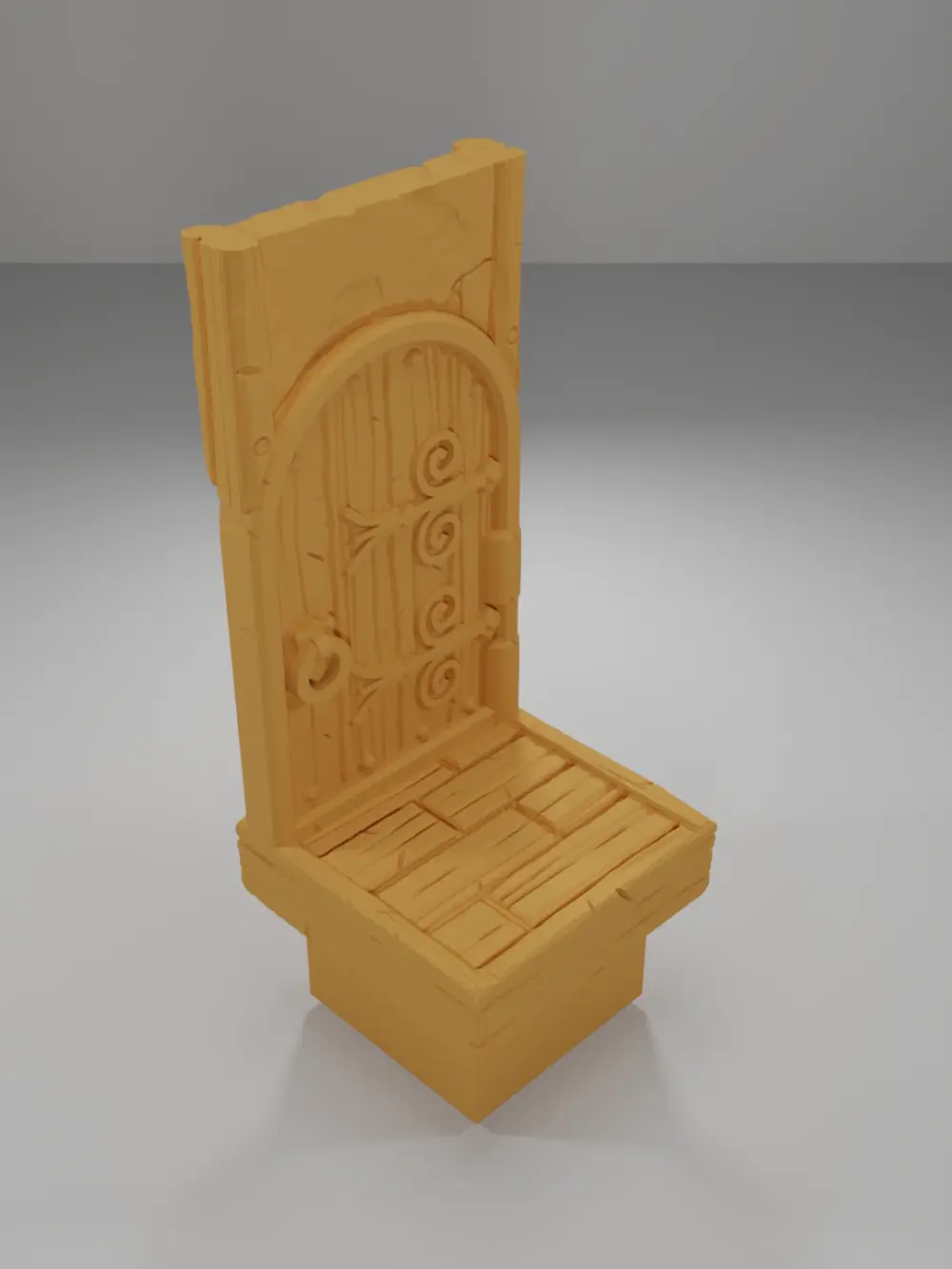 Tall Door - Medieval Town Part 1 - Dungeon Blocks - MT1-096-NL