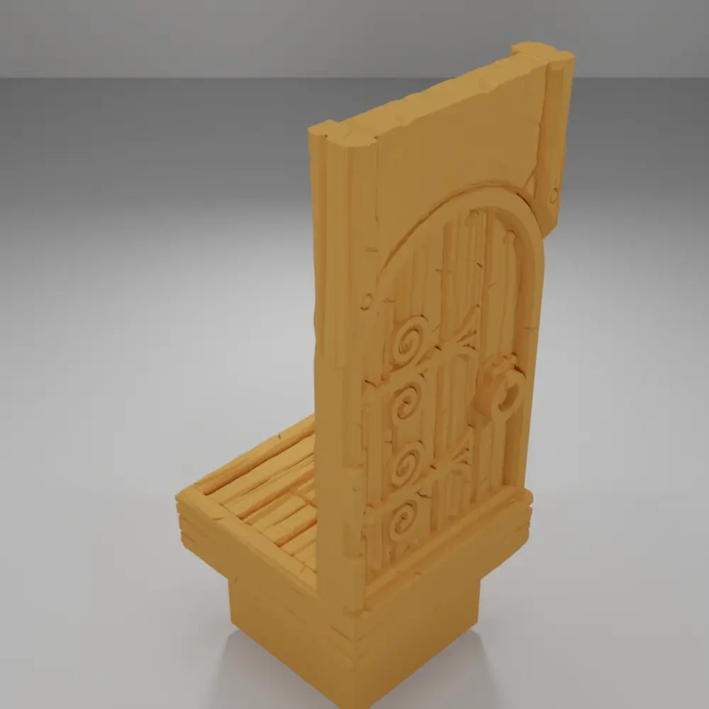 Tall Door - Medieval Town Part 1 - Dungeon Blocks - MT1-096-NL
