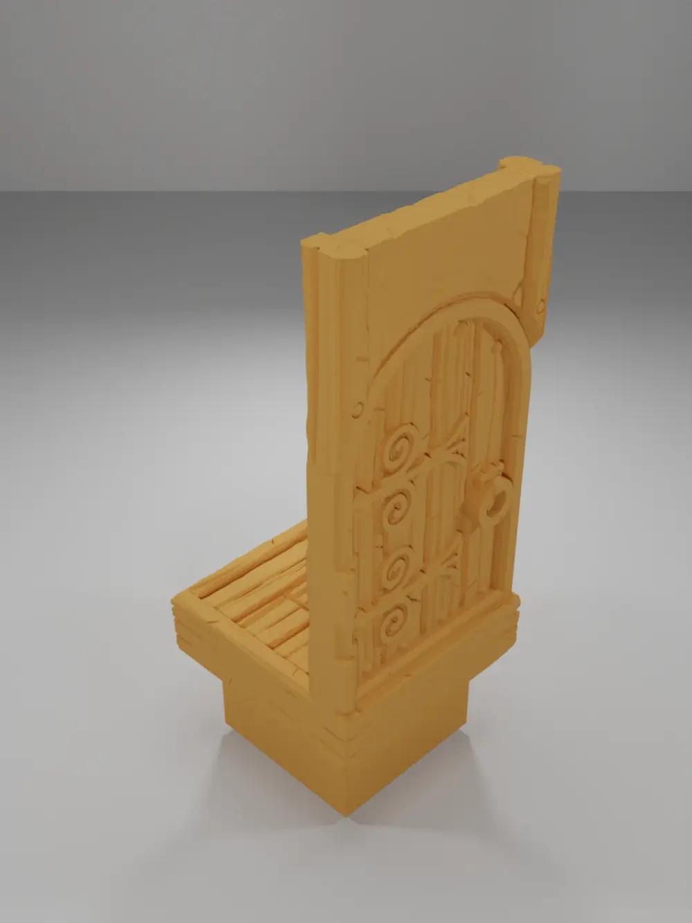 Tall Door - Medieval Town Part 1 - Dungeon Blocks - MT1-096-NL