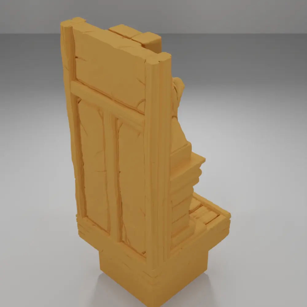 Tall Pig Fireplace - Medieval Town Part 1 - Dungeon Blocks