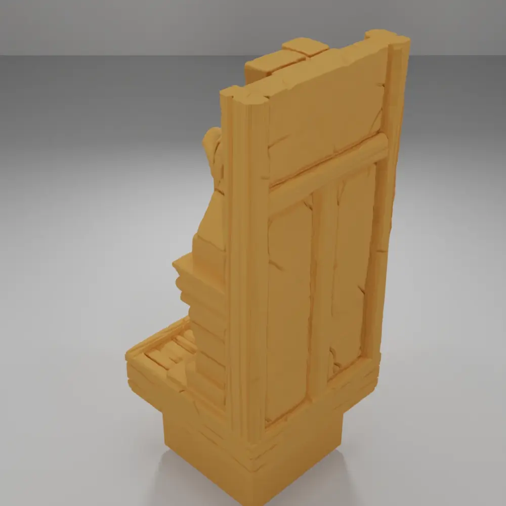 Tall Pig Fireplace - Medieval Town Part 1 - Dungeon Blocks