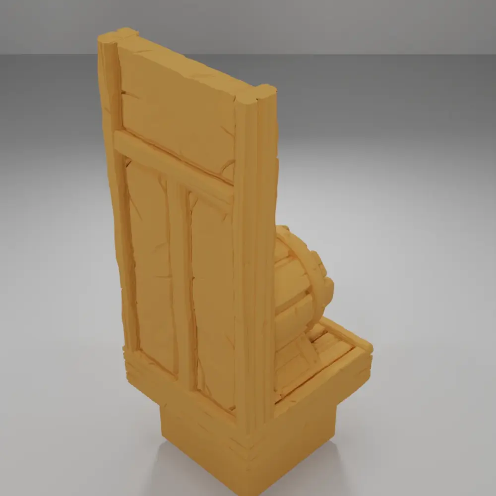 Tall Big Barrel - Medieval Town Part 1 - Dungeon Blocks