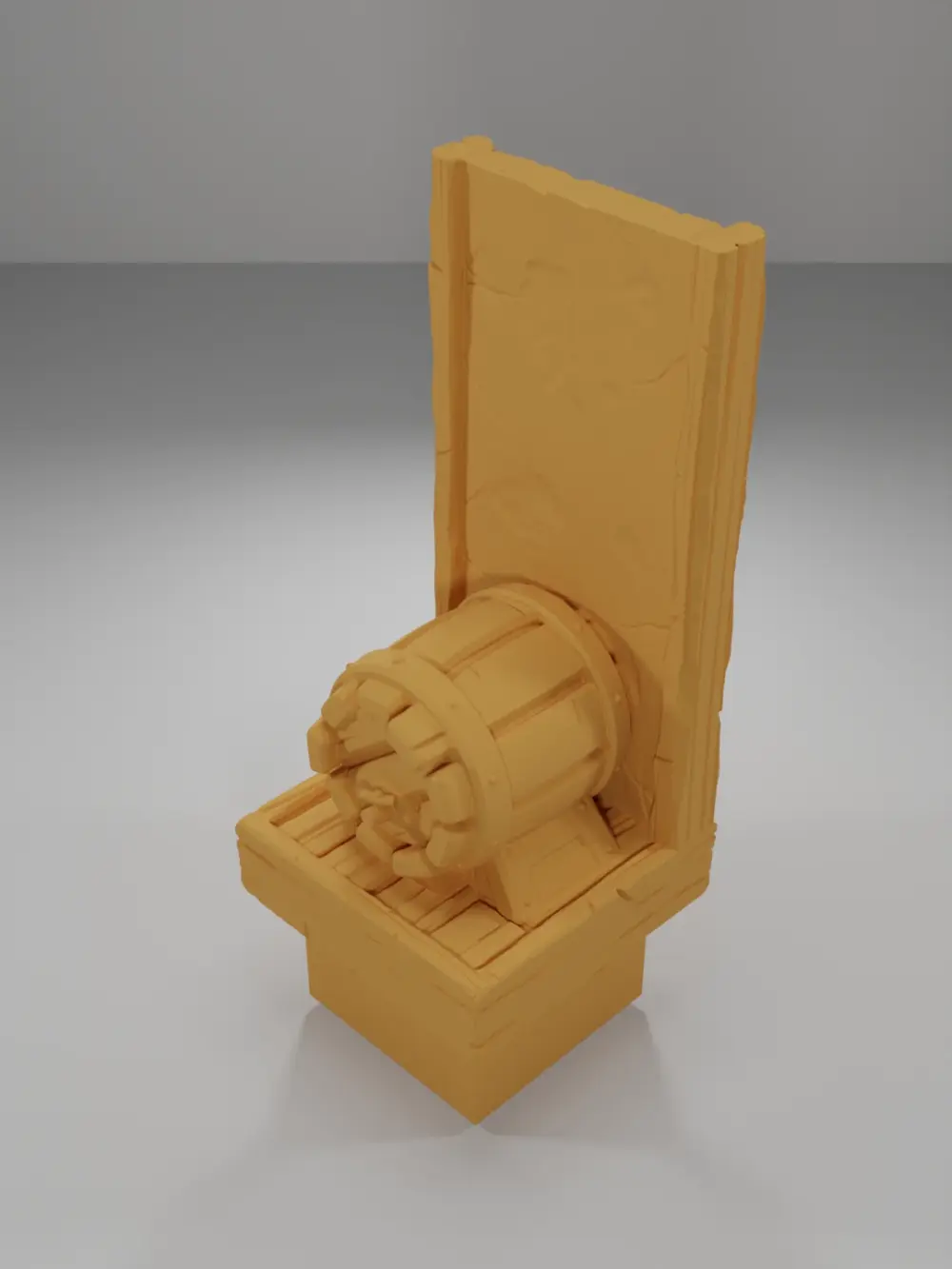 Tall Big Barrel - Medieval Town Part 1 - Dungeon Blocks