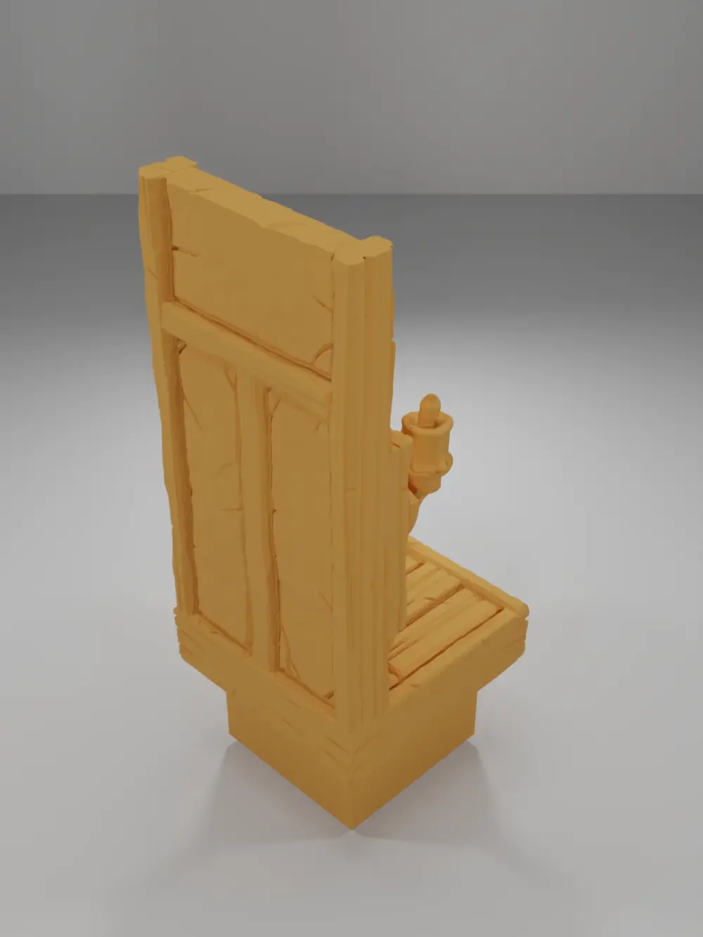 Tall Wall Light - Medieval Town Part 1 - Dungeon Blocks