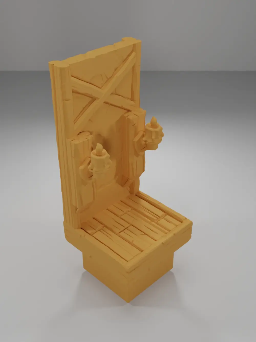 Tall Wall Light - Medieval Town Part 1 - Dungeon Blocks - MT1-104-NL