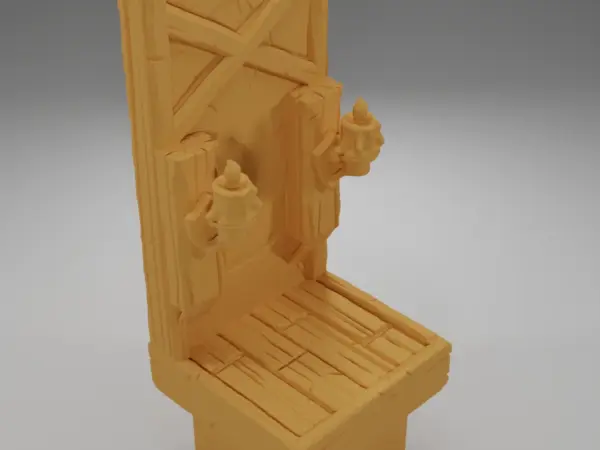 Tall Bed Angle - Medieval Town Part 1 - Dungeon Blocks