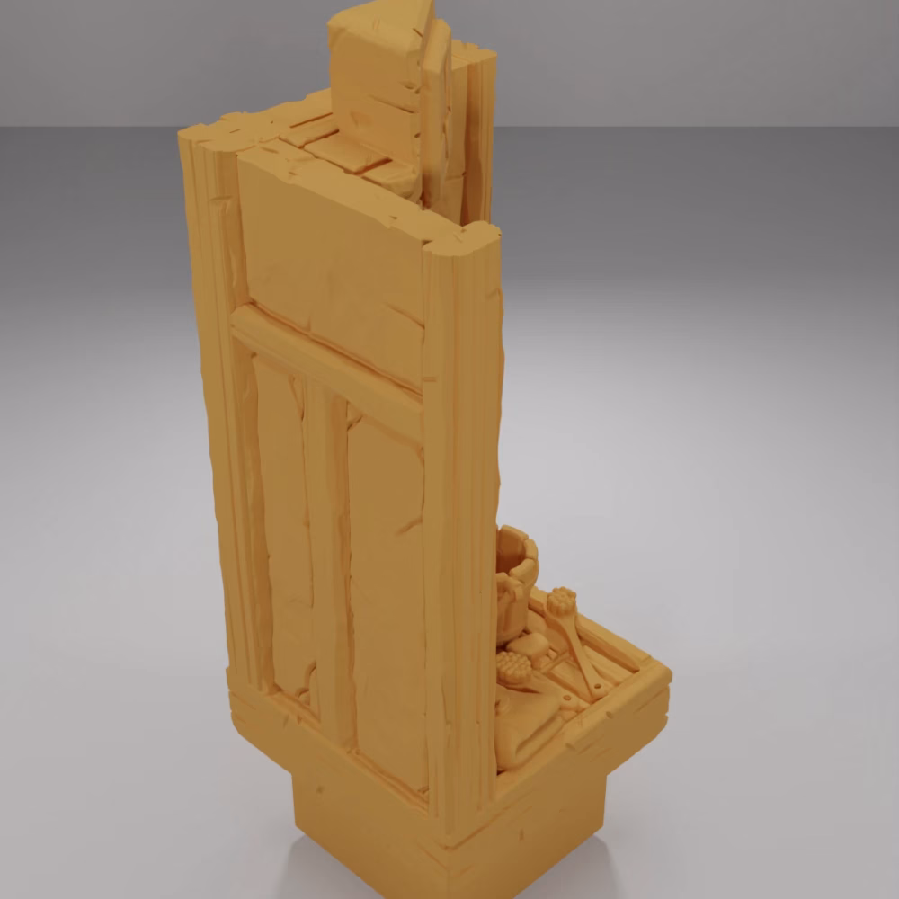 Tall Bath Objects - Medieval Town Part 1 - Dungeon Blocks