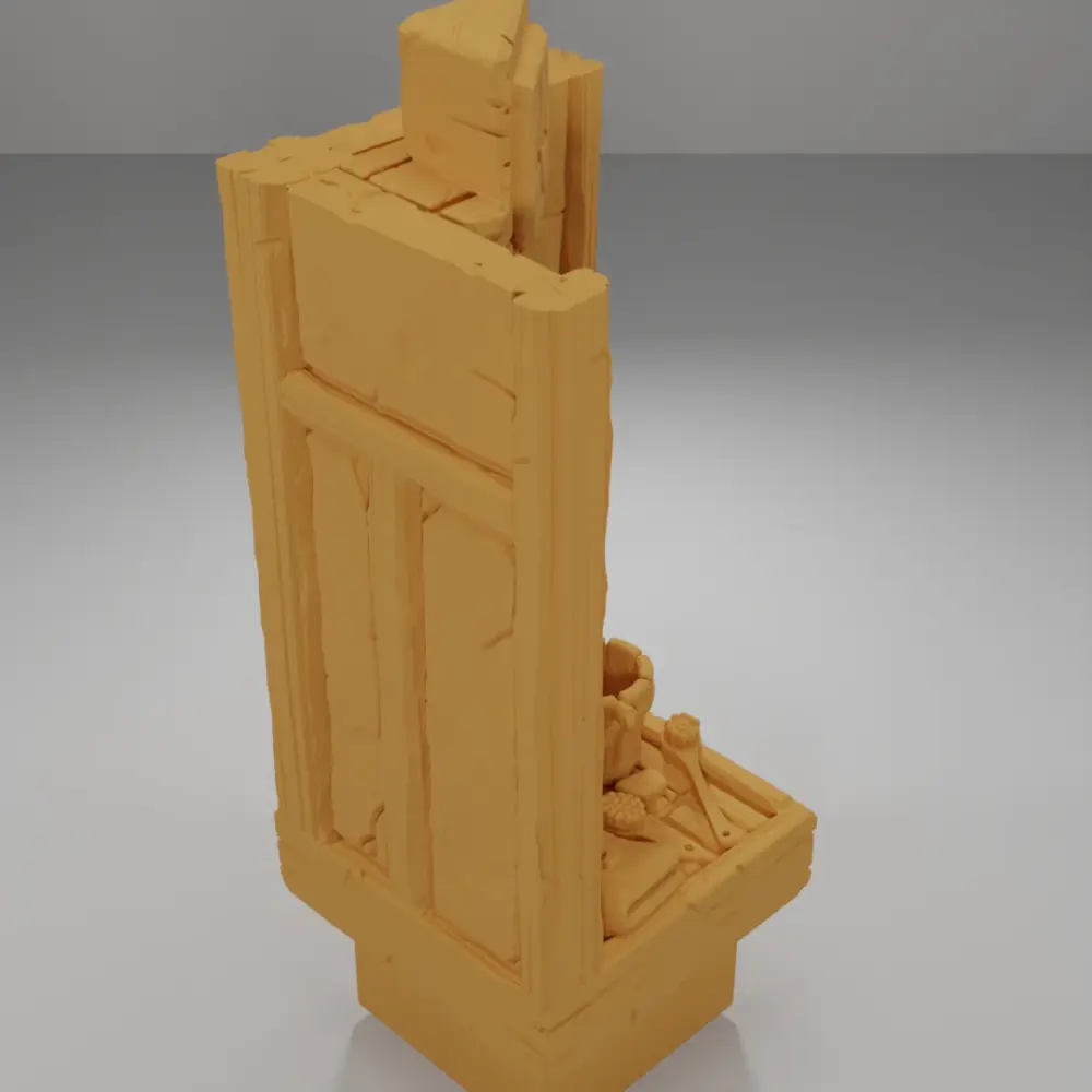 Tall Bath Objects - Medieval Town Part 1 - Dungeon Blocks