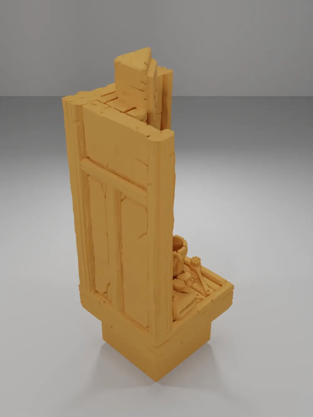 Tall Bath Objects - Medieval Town Part 1 - Dungeon Blocks