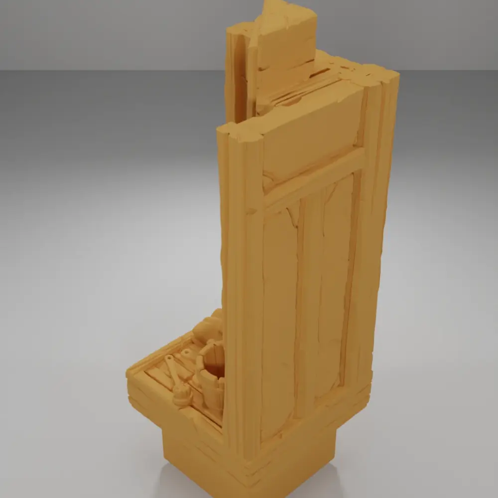 Tall Bath Objects - Medieval Town Part 1 - Dungeon Blocks