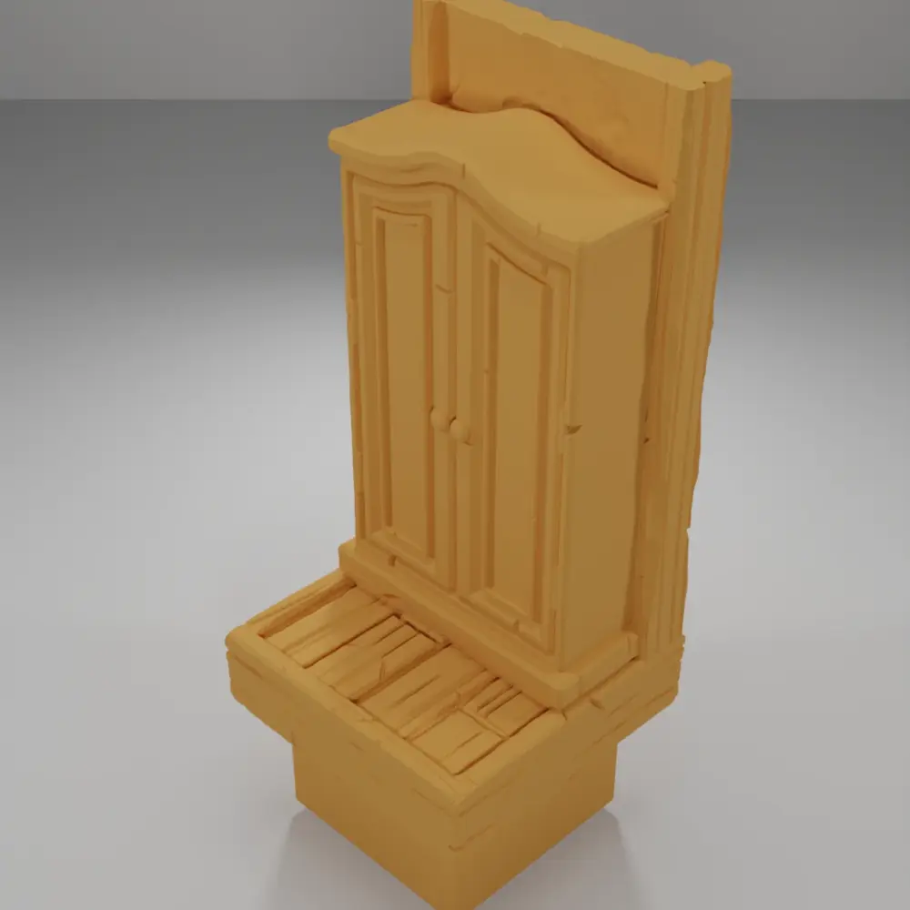 Tall Wardrobe - Medieval Town Part 1 - Dungeon Blocks