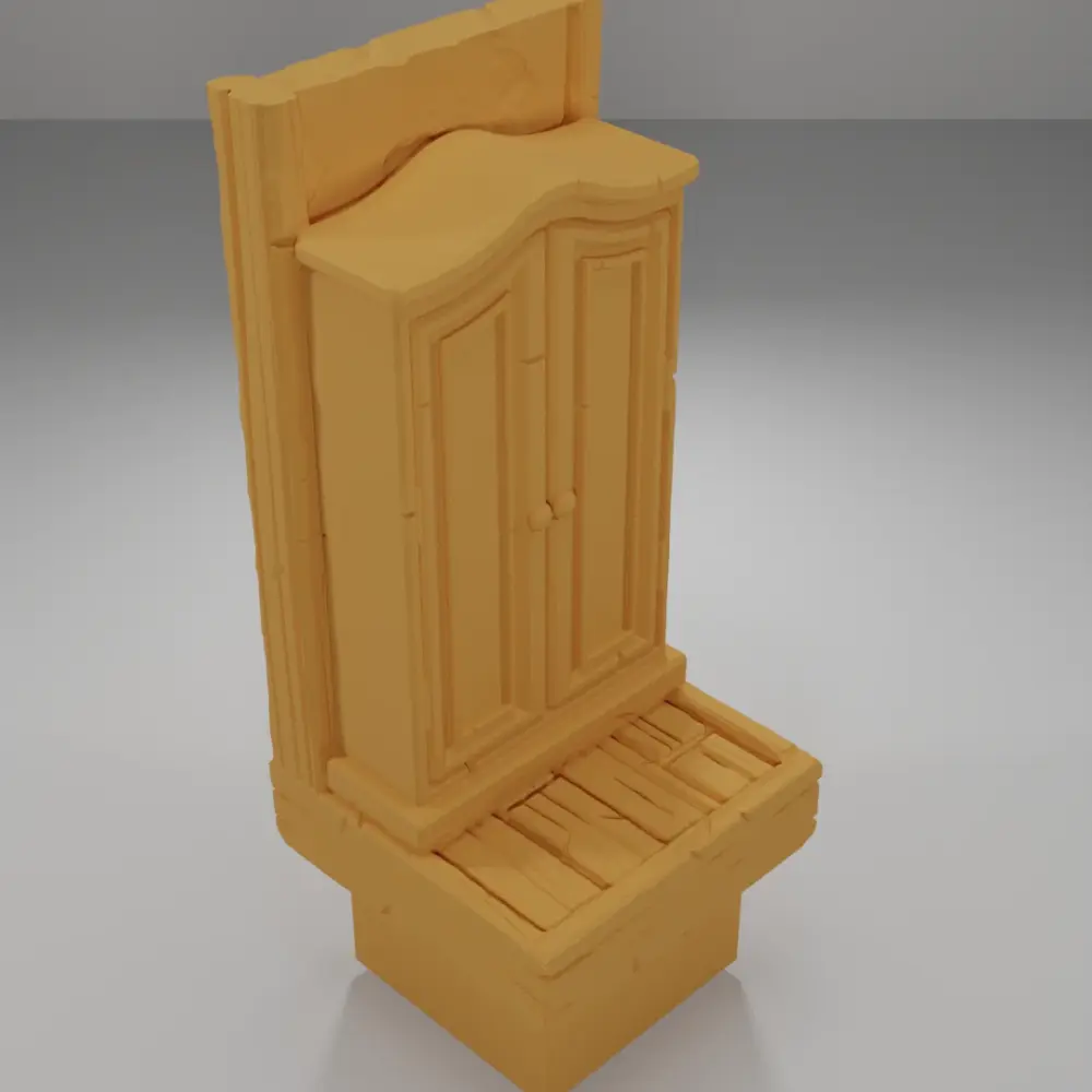 Tall Wardrobe - Medieval Town Part 1 - Dungeon Blocks