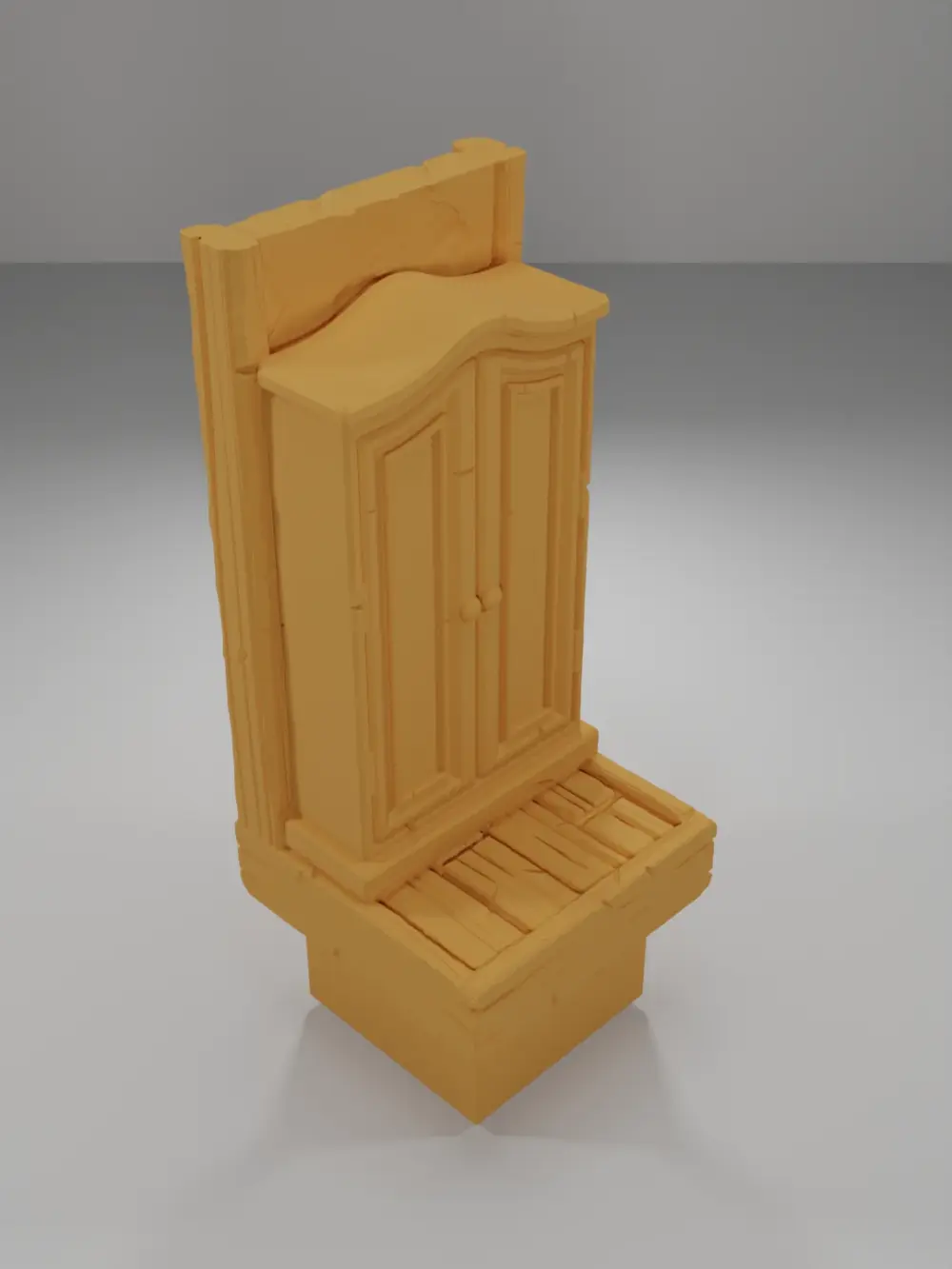 Tall Wardrobe - Medieval Town Part 1 - Dungeon Blocks - MT1-106-NL