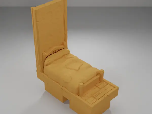 Tall Bed Angle - Medieval Town Part 1 - Dungeon Blocks