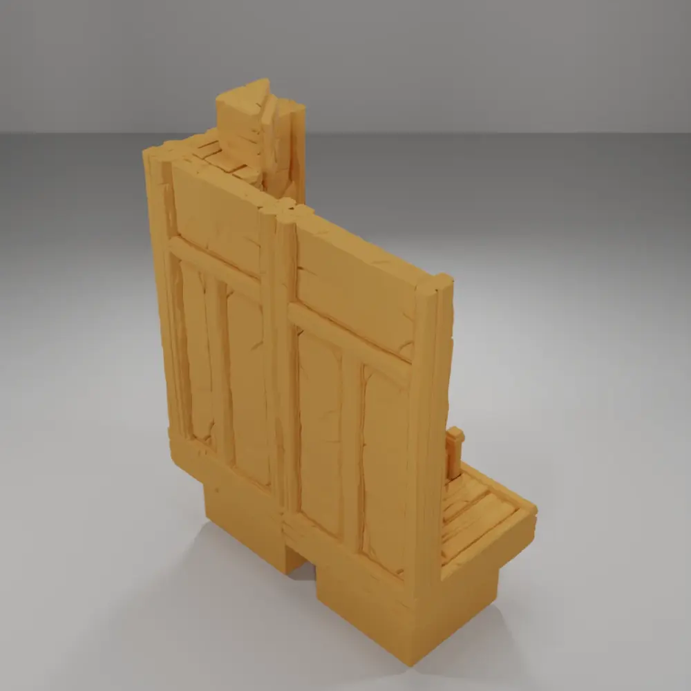 Tall Bed Angle - Medieval Town Part 1 - Dungeon Blocks