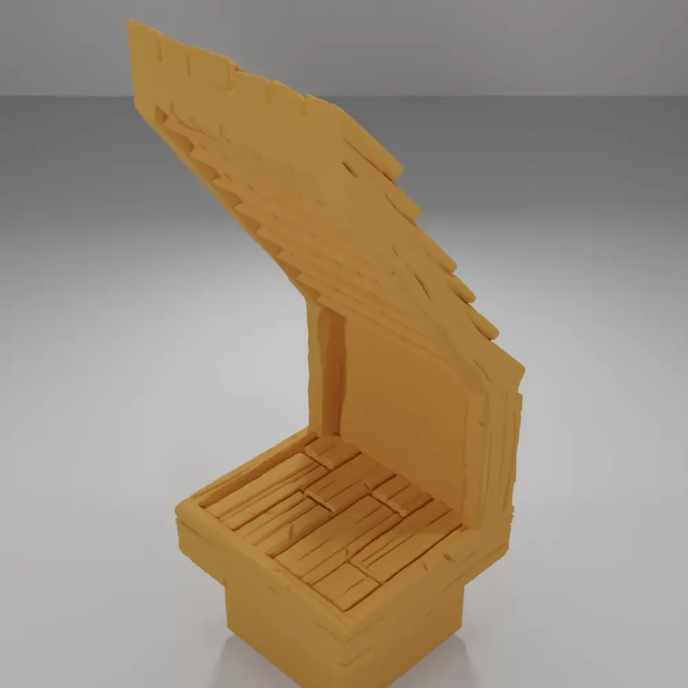 Roof 1 - Medieval Town Part 1 - Dungeon Blocks