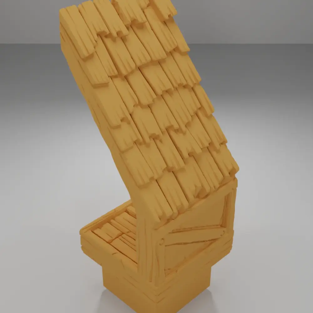 Roof 1 - Medieval Town Part 1 - Dungeon Blocks