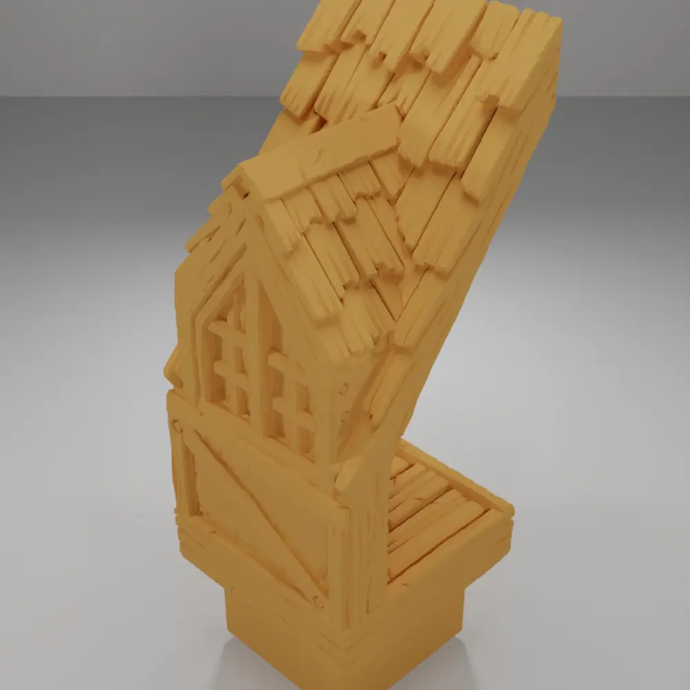 Roof Window With Glass - Medieval Town Part 1 - Dungeon Blocks - MT1-112-NL