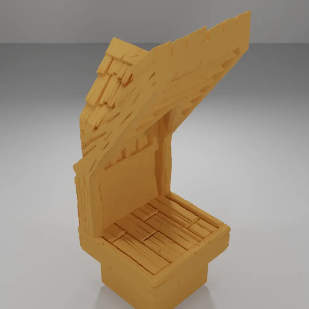 Roof Window With Glass - Medieval Town Part 1 - Dungeon Blocks - MT1-112-NL