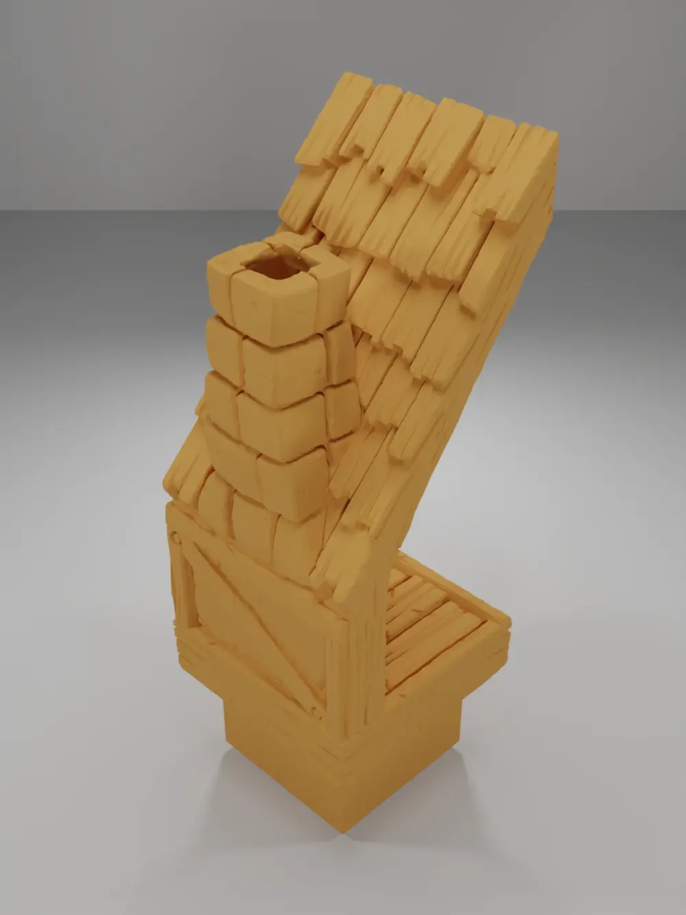 Roof Fireplace - Medieval Town Part 1 - Dungeon Blocks