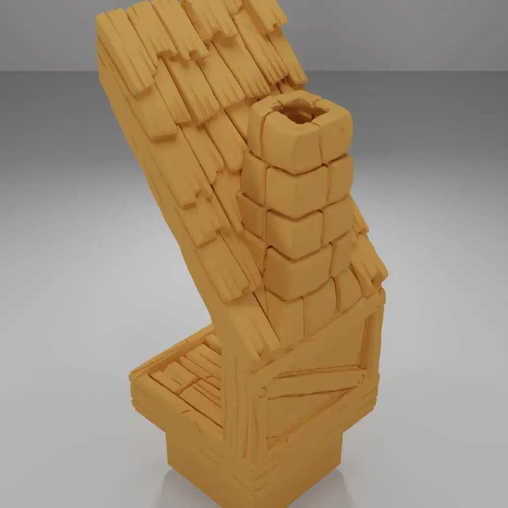 Roof Fireplace - Medieval Town Part 1 - Dungeon Blocks