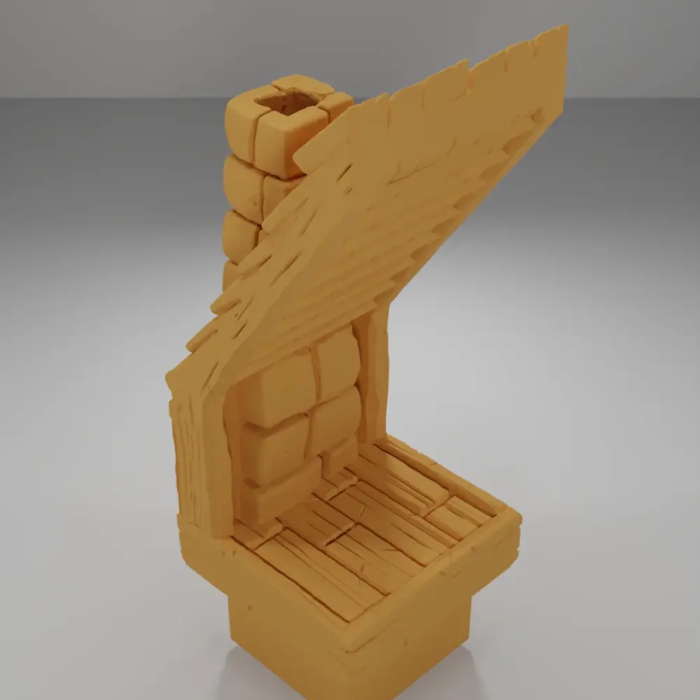 Roof Fireplace - Medieval Town Part 1 - Dungeon Blocks