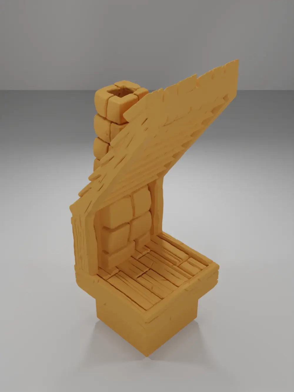 Roof Fireplace - Medieval Town Part 1 - Dungeon Blocks