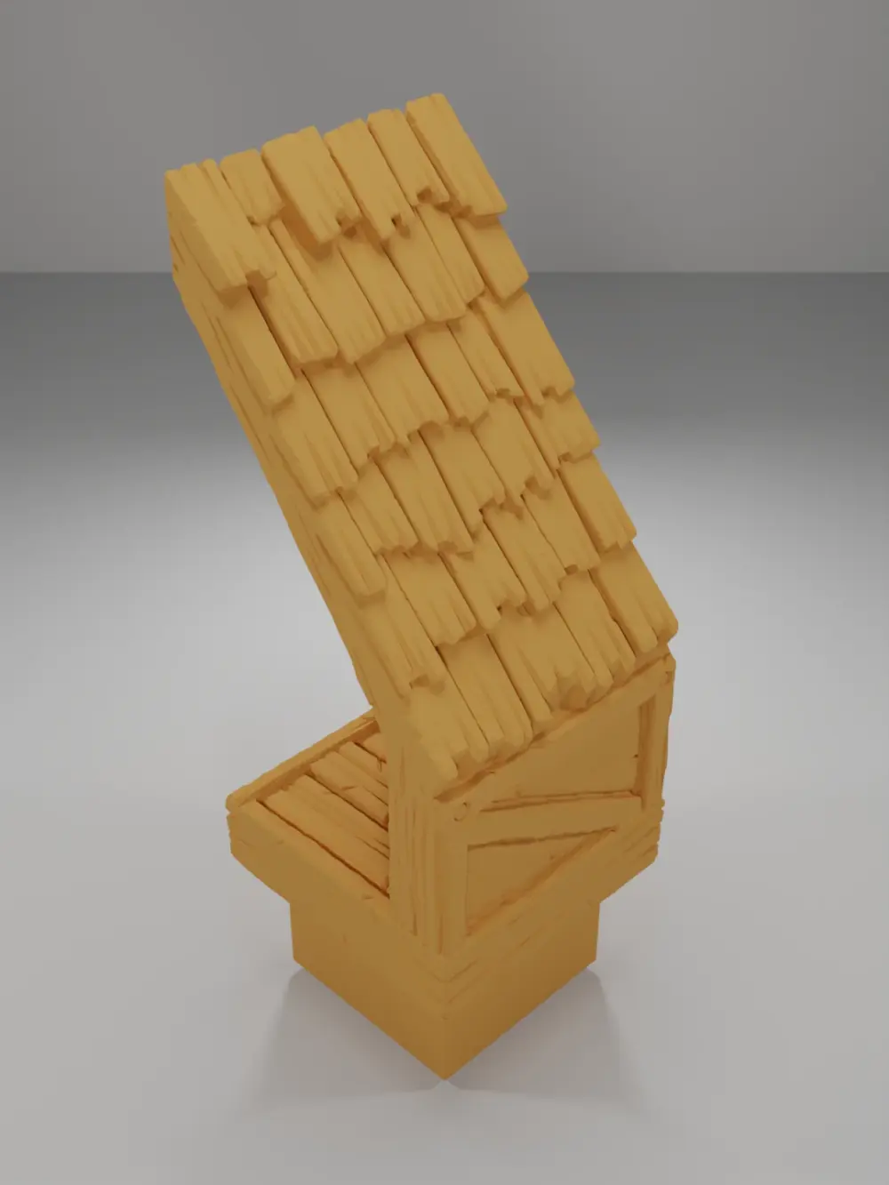Roof End Left - Medieval Town Part 1 - Dungeon Blocks