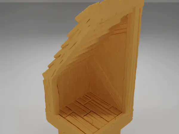 Roof Angle Flag - Medieval Town Part 1 - Dungeon Blocks