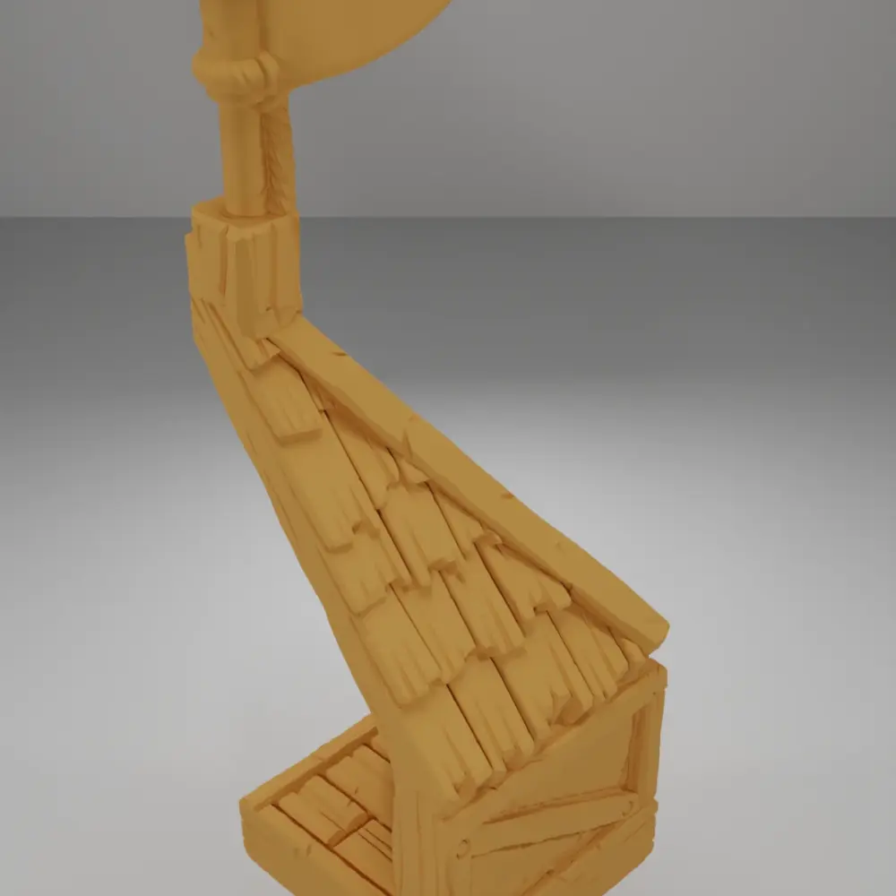 Roof Angle Flag - Medieval Town Part 1 - Dungeon Blocks