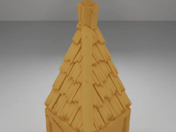 Roof Angle Flag - Medieval Town Part 1 - Dungeon Blocks